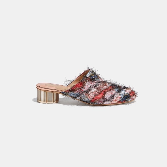 Salvatore Ferragamo Shoes - Ferragamo | Livorno Multi Color Fringe Mules Size